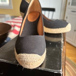 JCrew Espadrilles Size 7 Black